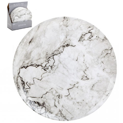 Melamine Side Plate 8 Inch Marble Design x1pc