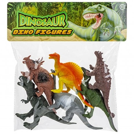 6 Pieces Of Dinosaur Figures