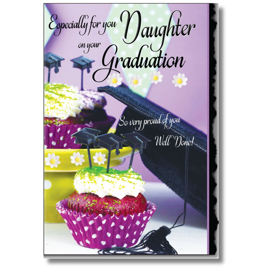 LovingWords Especially For You Daughter On Your Graduation - Greeting Card