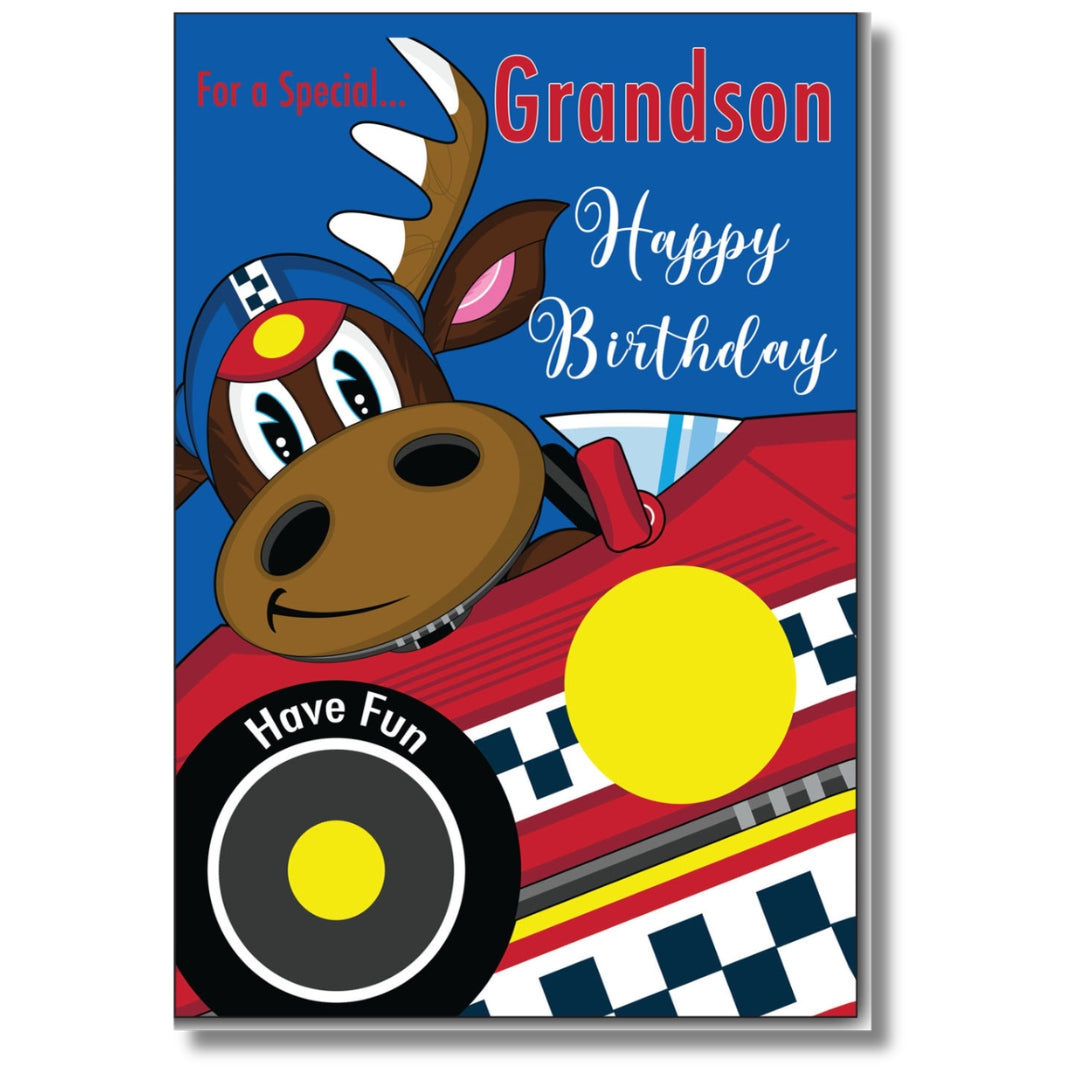 LovingWords For A Special... Grandson Happy Birthday - Greeting Card