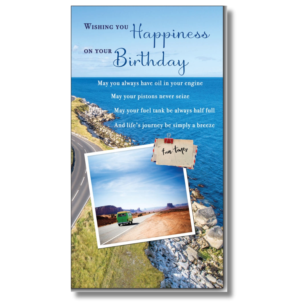LovingWords Wishing You Happiness On Your Birthday - Greeting Card