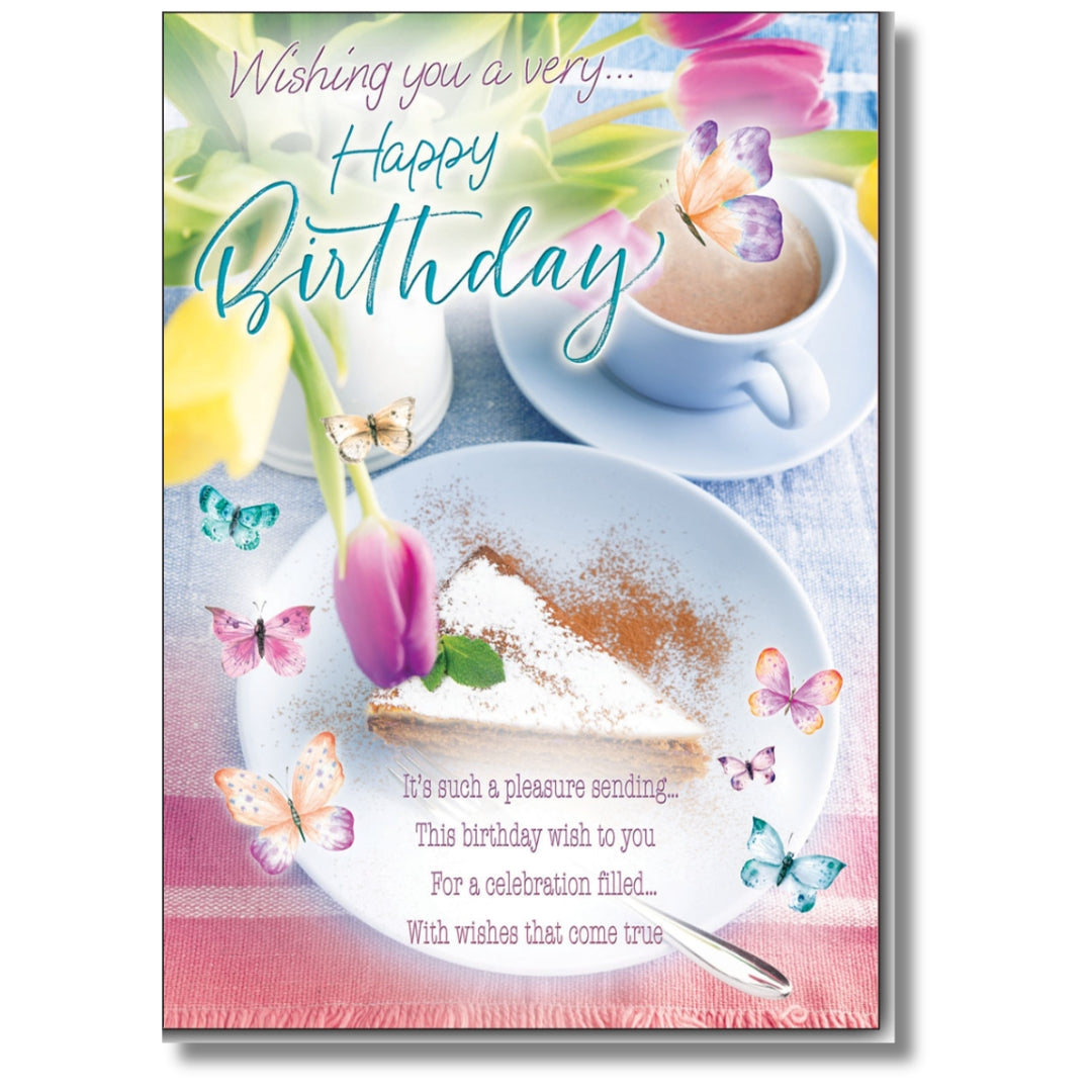 LovingWords Wishing You A Very... Happy Birthday - Greeting Card