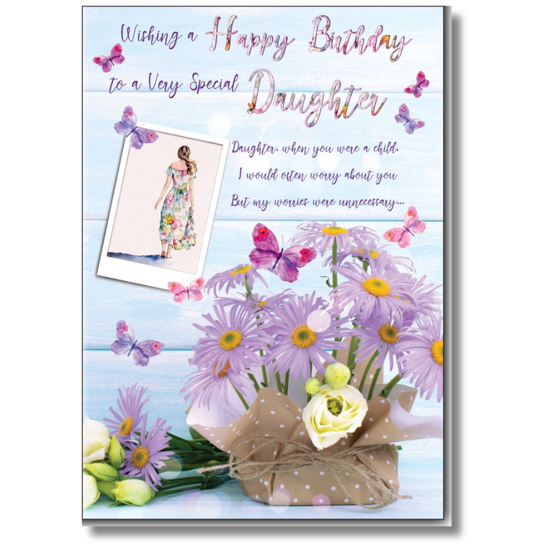LovingWords Wishing A Happy Birthday To A Very Special Daughter - Greeting Card