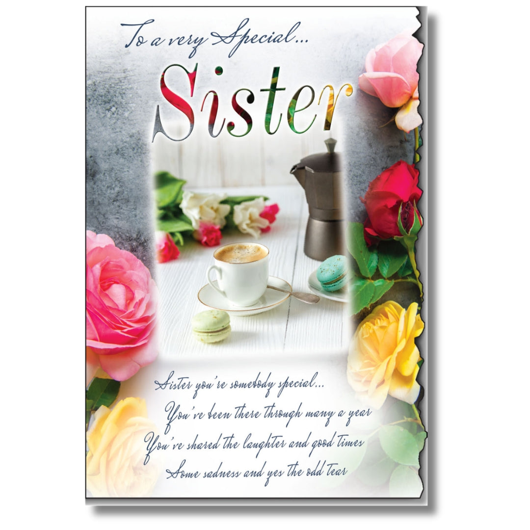 LovingWords To A Very Special... Sister - Greeting Card