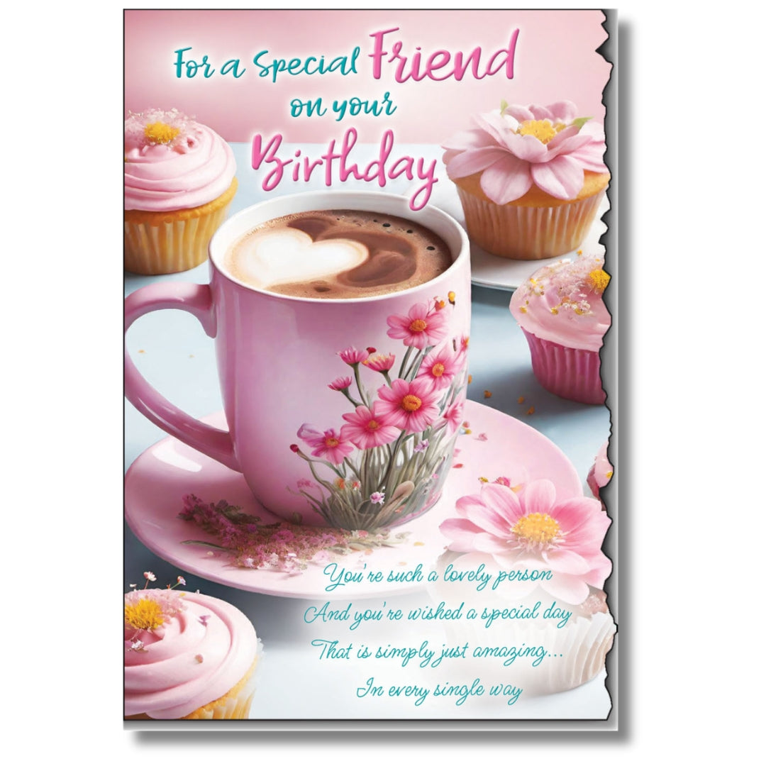 LovingWords For A Special Friend On your Birthday - Greeting Card