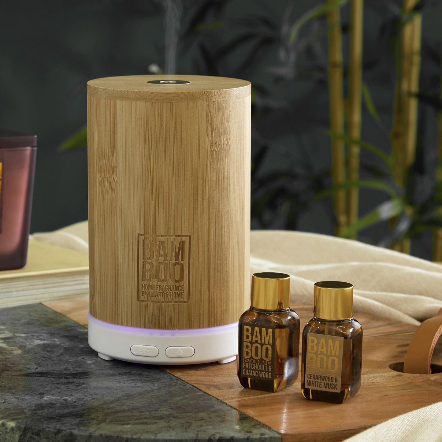 Bamboo Ultrasonic Aroma Diffuser