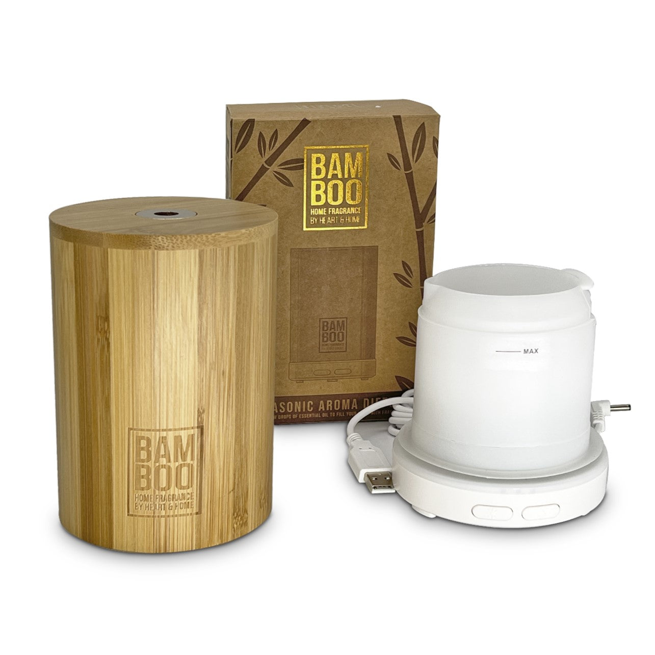Bamboo Ultrasonic Aroma Diffuser