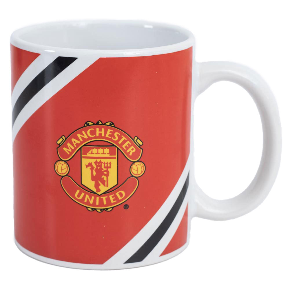 Manchester United FC Ceramic Mug 325ml - Stripe