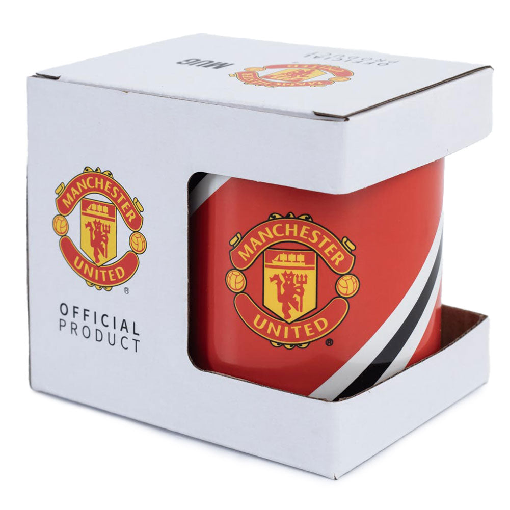 Manchester United FC Ceramic Mug 325ml - Stripe