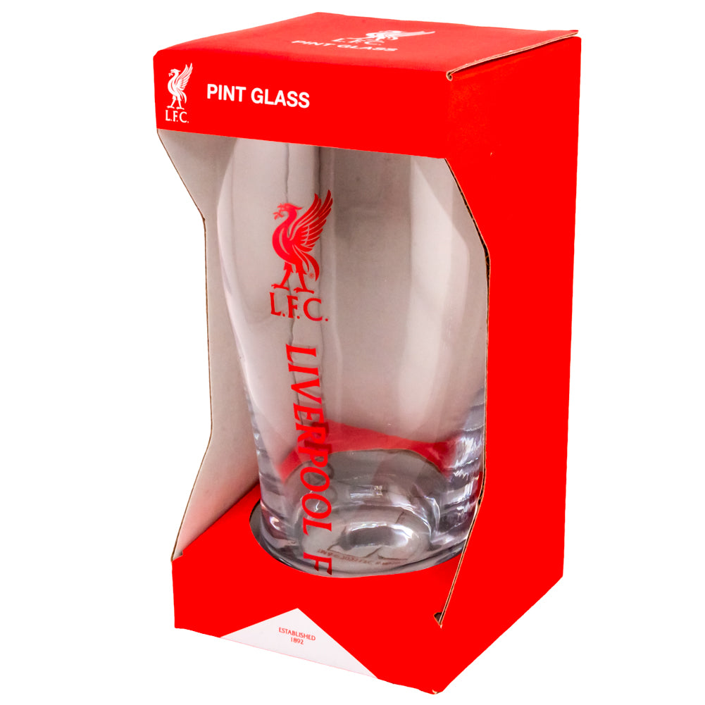 Liverpool FC Tulip Pint Glass 570ml
