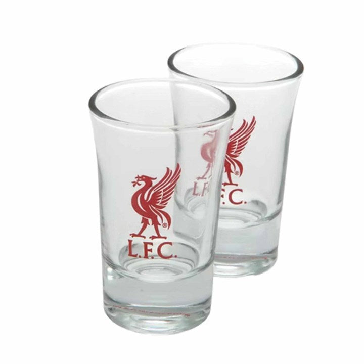 Liverpool FC Shot Glasses A Pack Of 2pcs