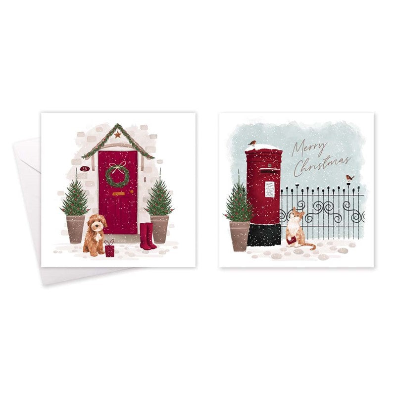 Tallon Postbox A Box Of 10 Christmas Cards