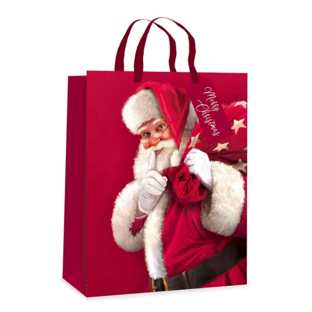 Tallon Christmas Gift Bag Big 44 x 32cm Santa