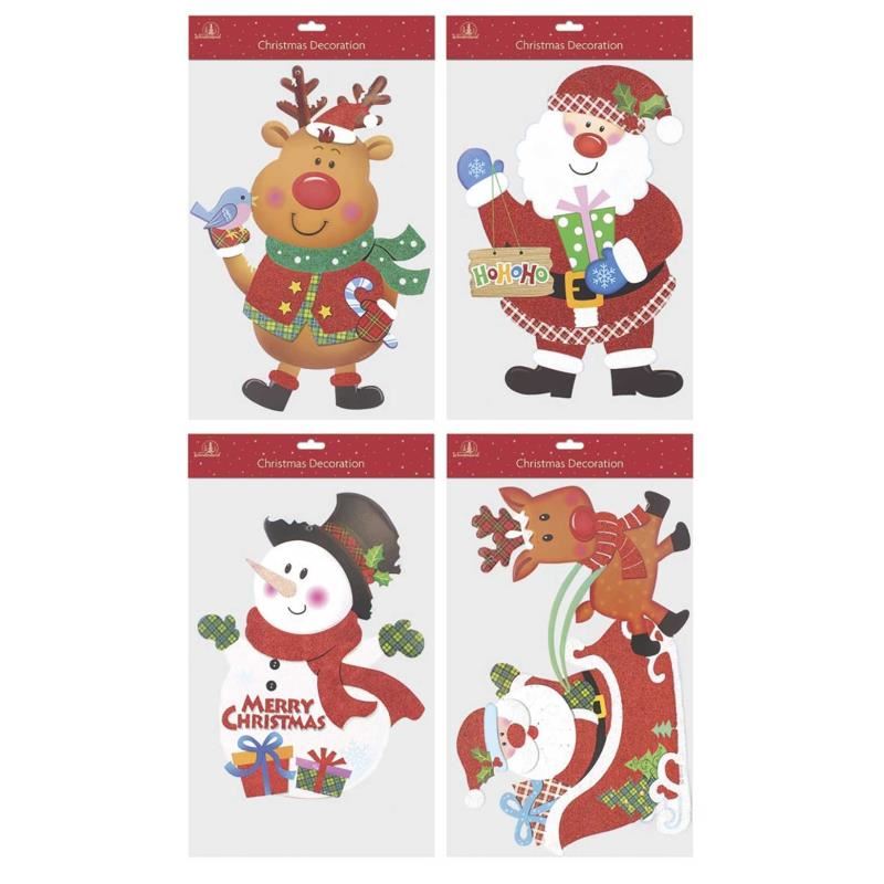 Tallon Christmas Decoration - Glitter Board Hanging x 1pc Assortment