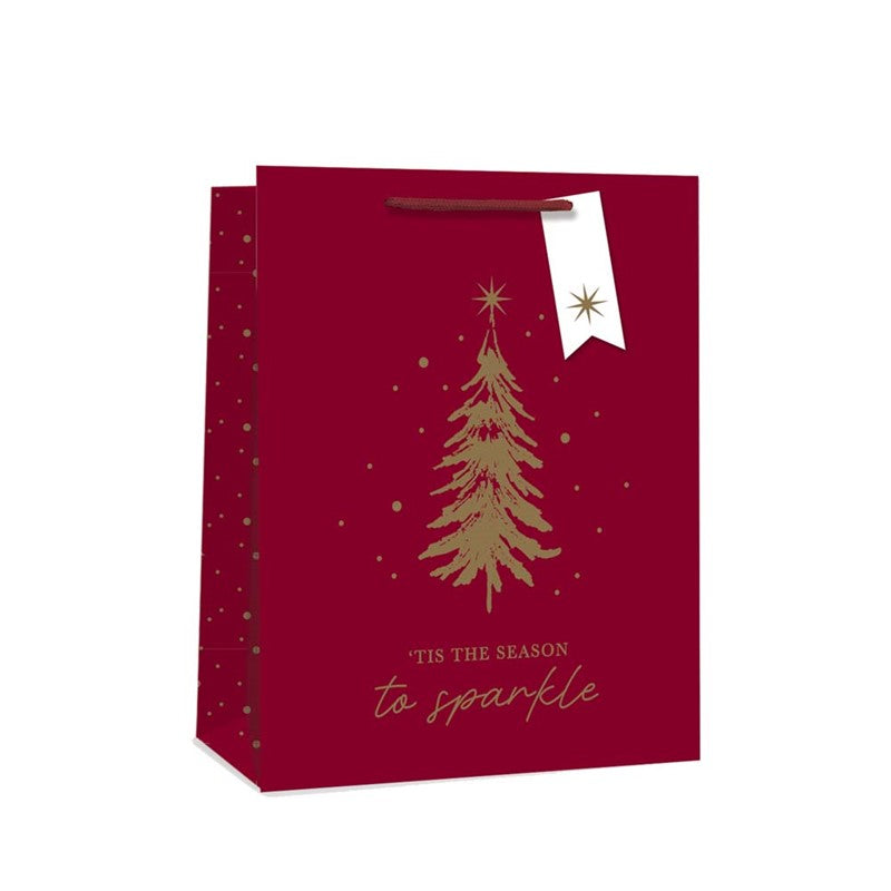Tallon Christmas Bag Medium 32 x 26cm - 'Tis The Season To Sparkle