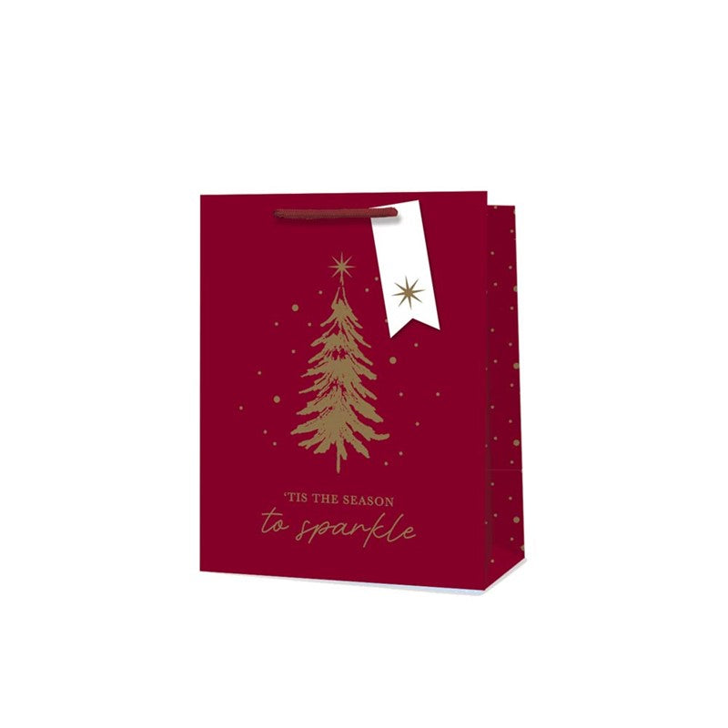 Tallon Christmas Bag Small 23 x 18cm - 'Tis The Season To Sparkle