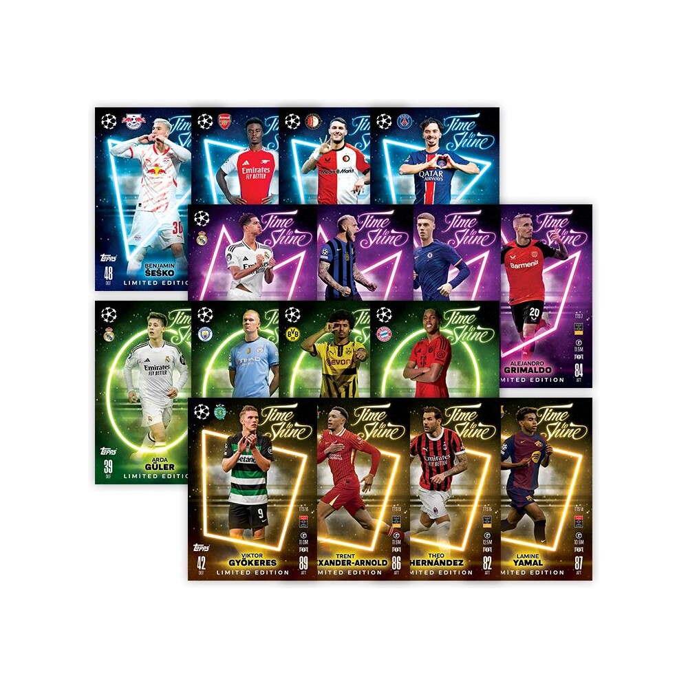 Topps 2024/25 UEFA Match Attax Mega Tin x 1pc Assortment