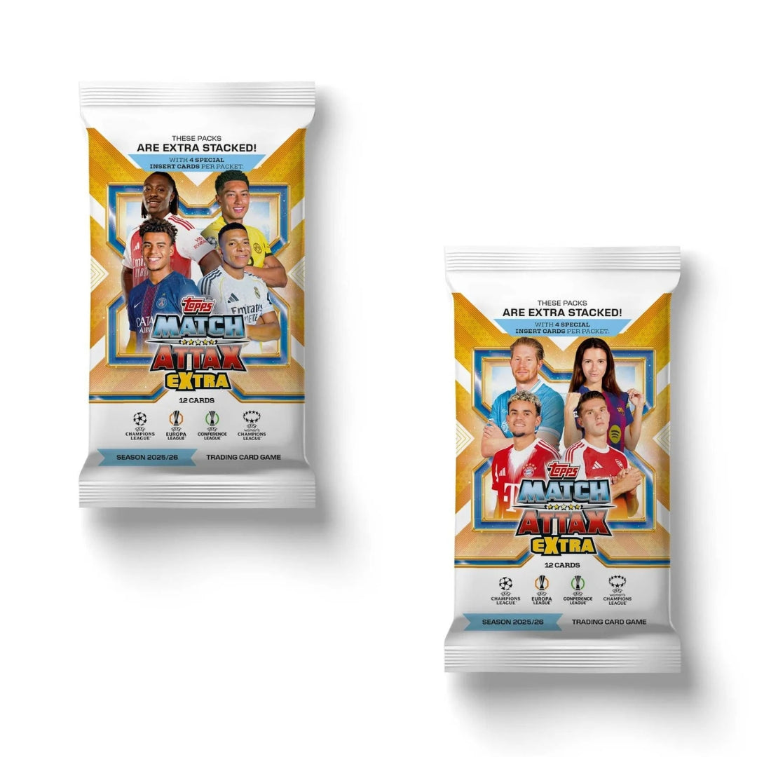 Topps Match Attax Extra - Season 2025/26 - A Pack Of 12 Cards x 1pc Assortment