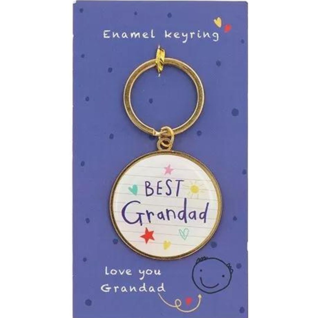 Enamel Keyring Best Grandad