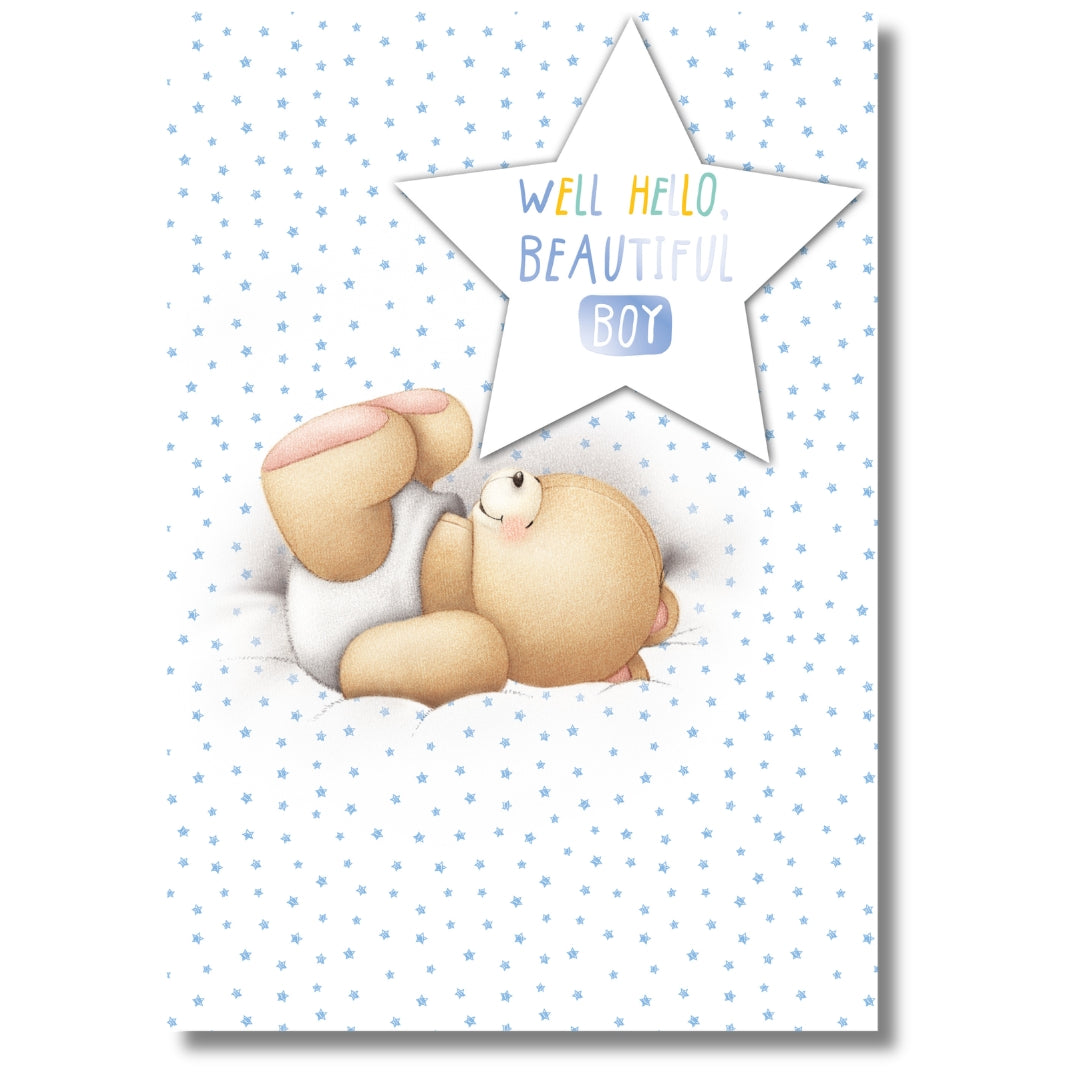 Hallmark Well Hello, Beautiful Boy - Greeting Card