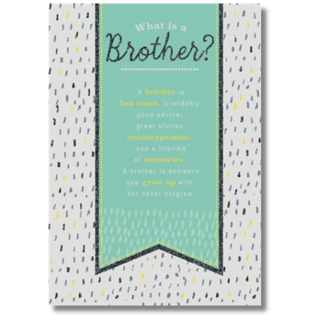 Hallmark What Is A Brother? - Greeting Card