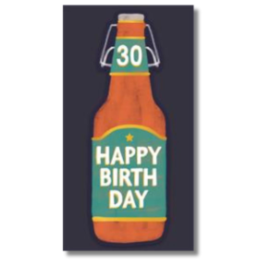 Hallmark 30 Happy Birth Day - Greeting Card