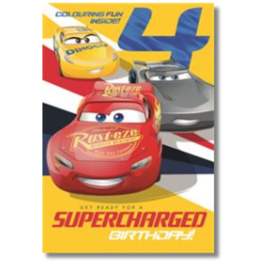 Hallmark 4 Supercharged Birthday - Greeting Card