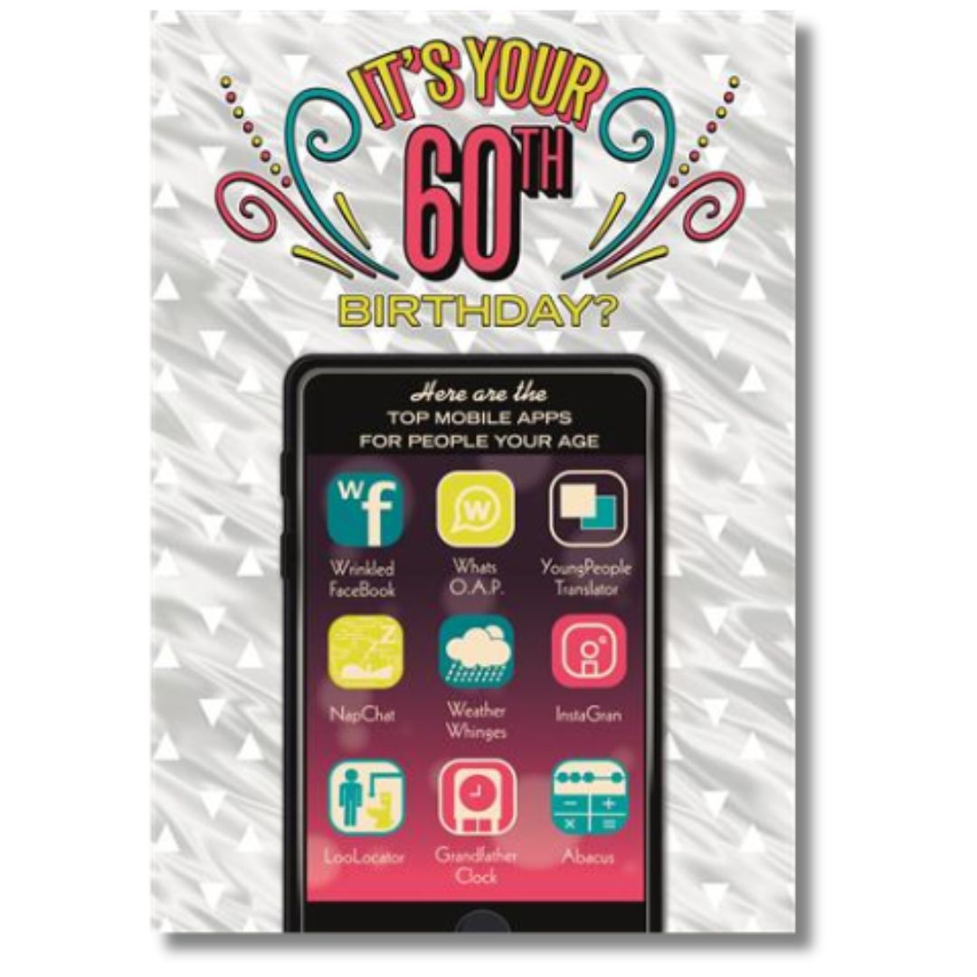 It's Your 60th Birthday Greeting Card