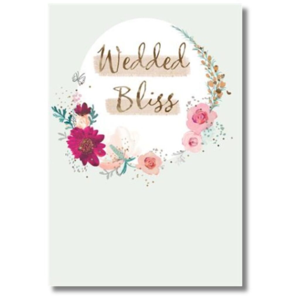 Wedded Bliss Wedding Card