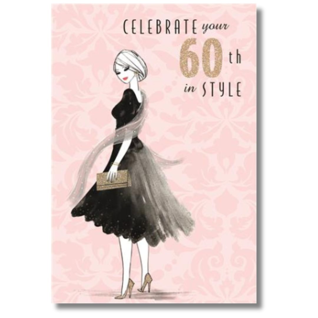 Hallmark Celebrate Your 60th In Style - Greeting Card