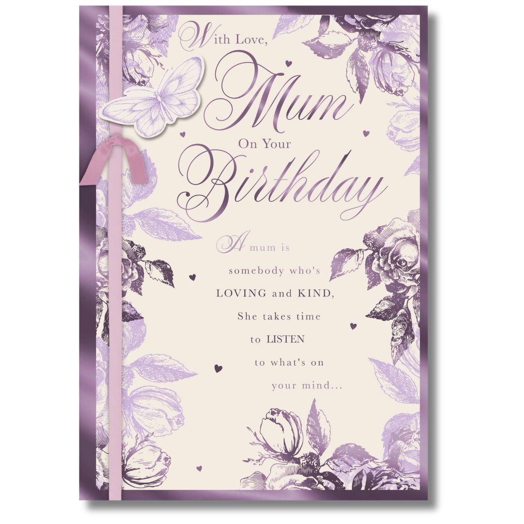 Hallmark With Love Mum On Your Birthday Greeting Card