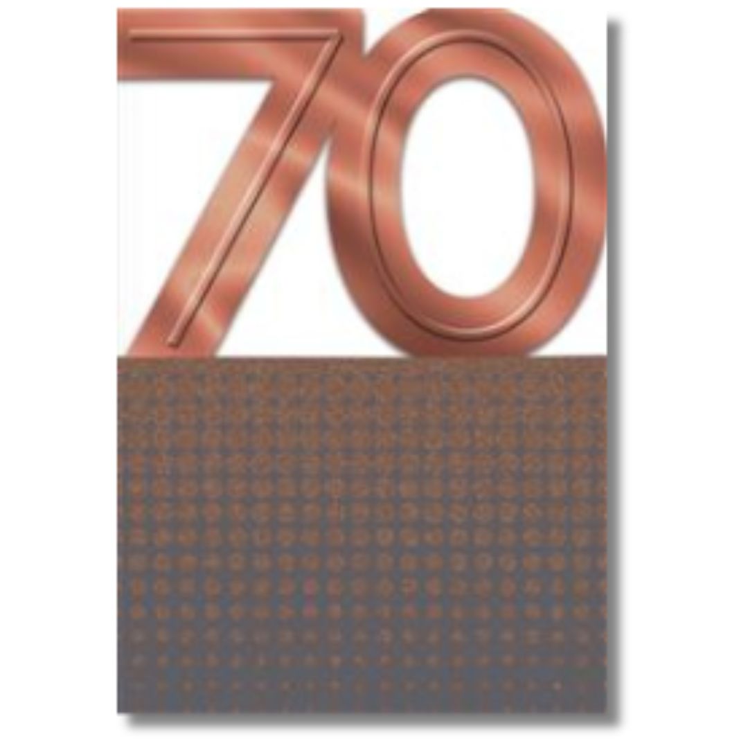 Hallmark 70 Birthday - Greeting Card