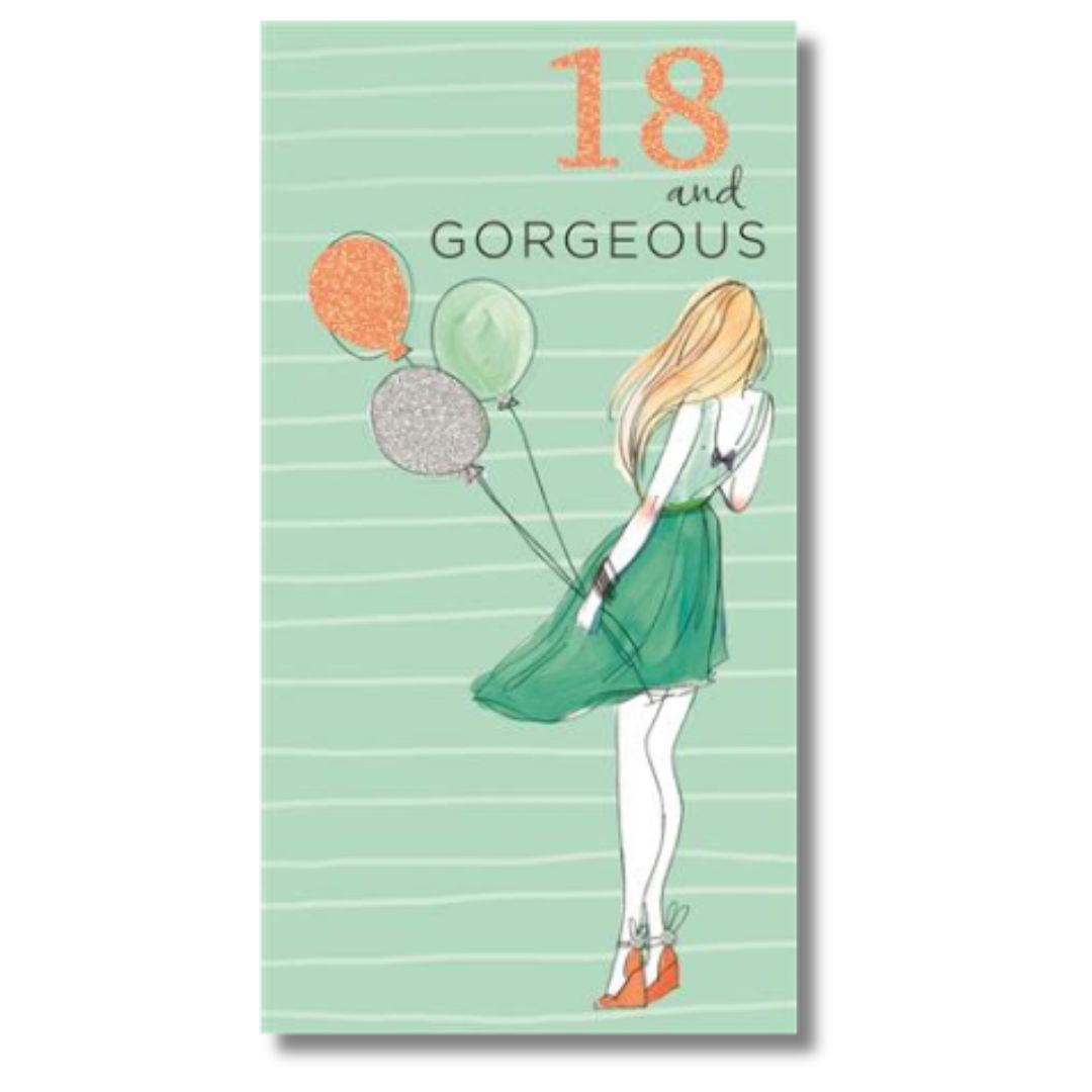 Hallmark 18 And Gorgeous - Greeting Card