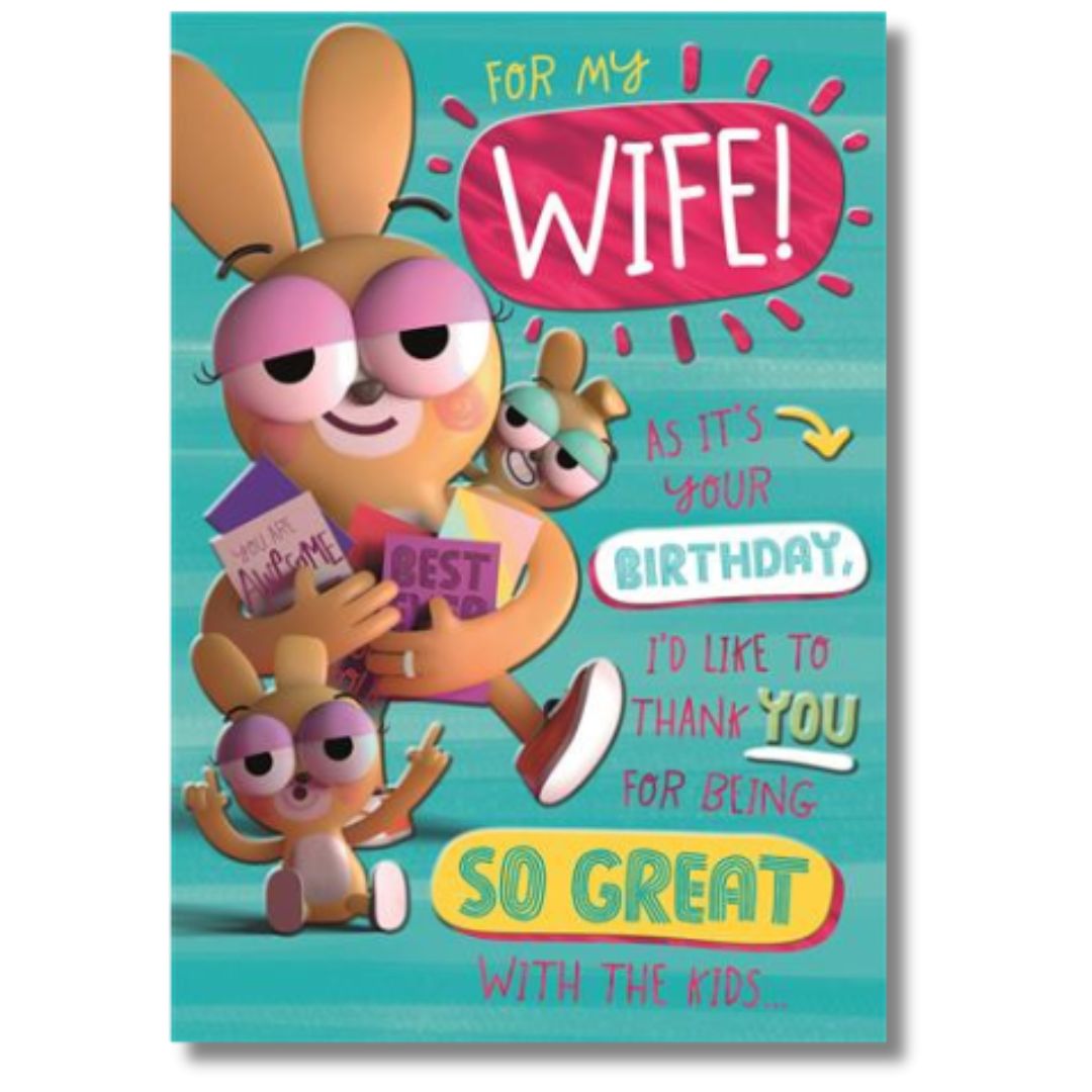 For My Wife Birthday Card