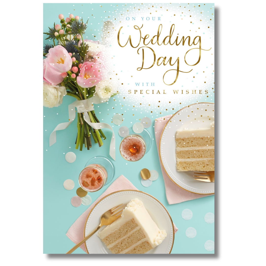 Hallmark On Your Wedding Day With Special Wishes - Greeting Card
