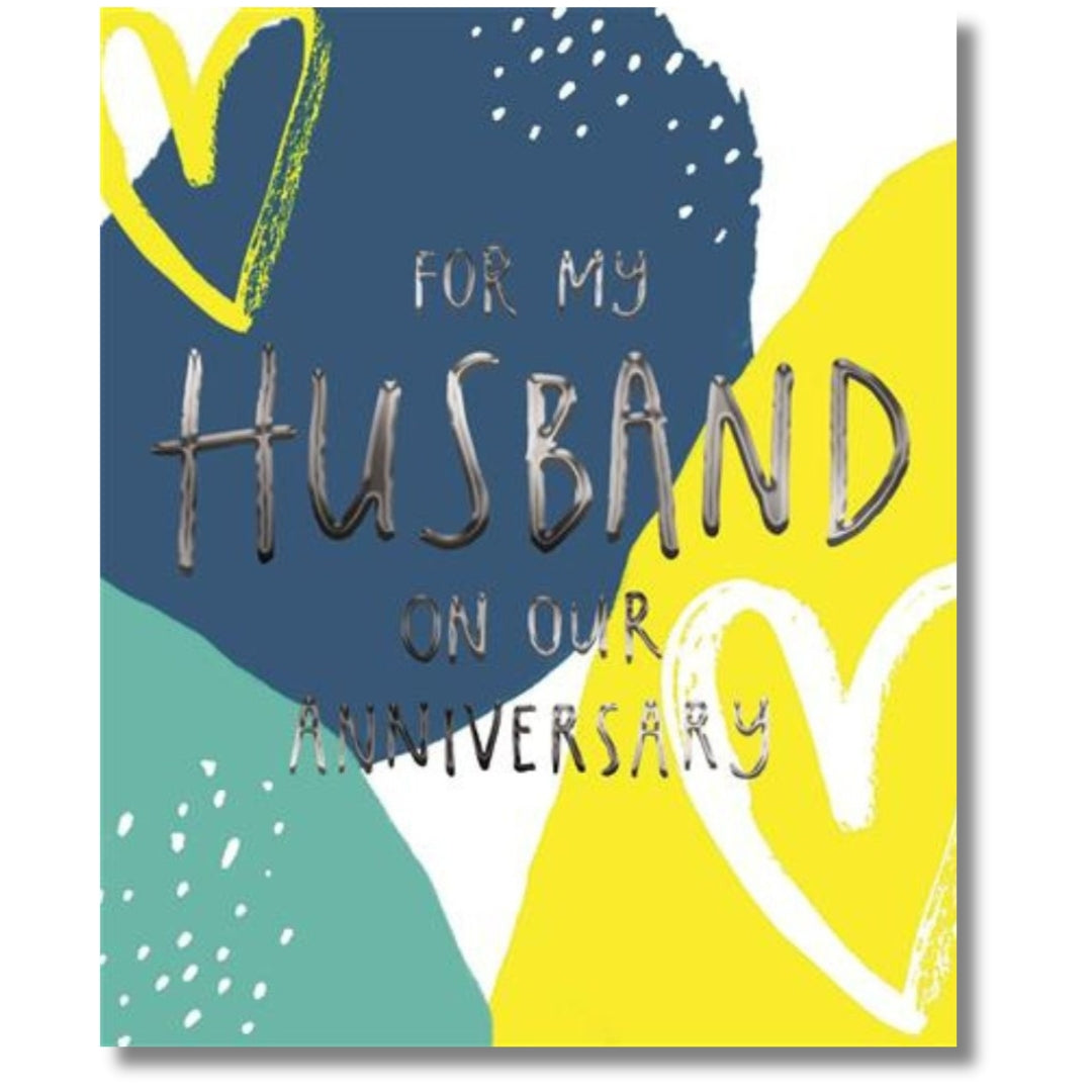 Hallmark For My Husband On Our Anniversary - Greeting Card