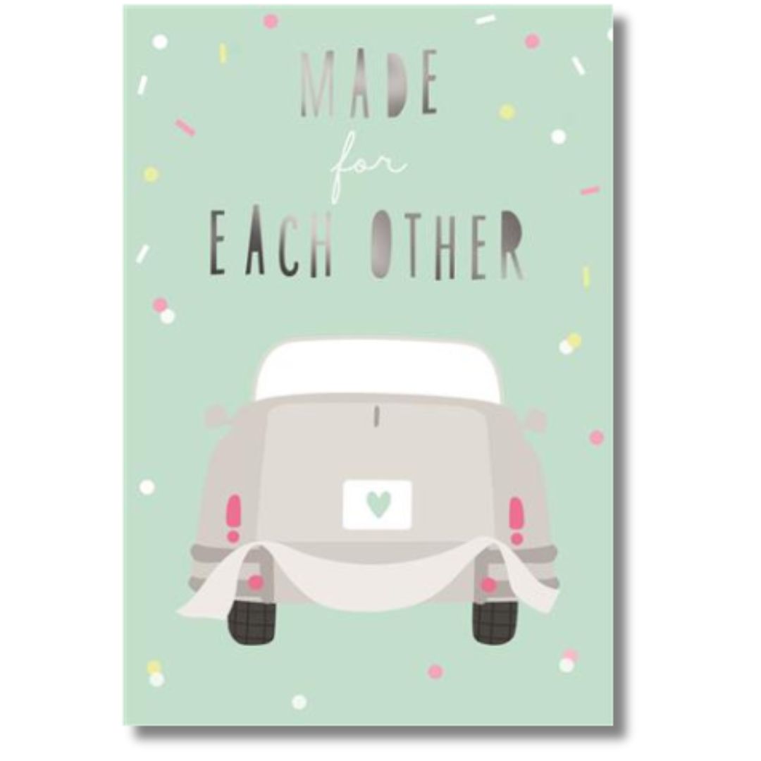 Made For Eachother Wedding Card