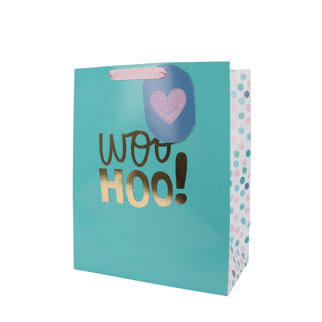 Hallmark Gift Bag Medium 33 x 27cm - Woo Hoo!