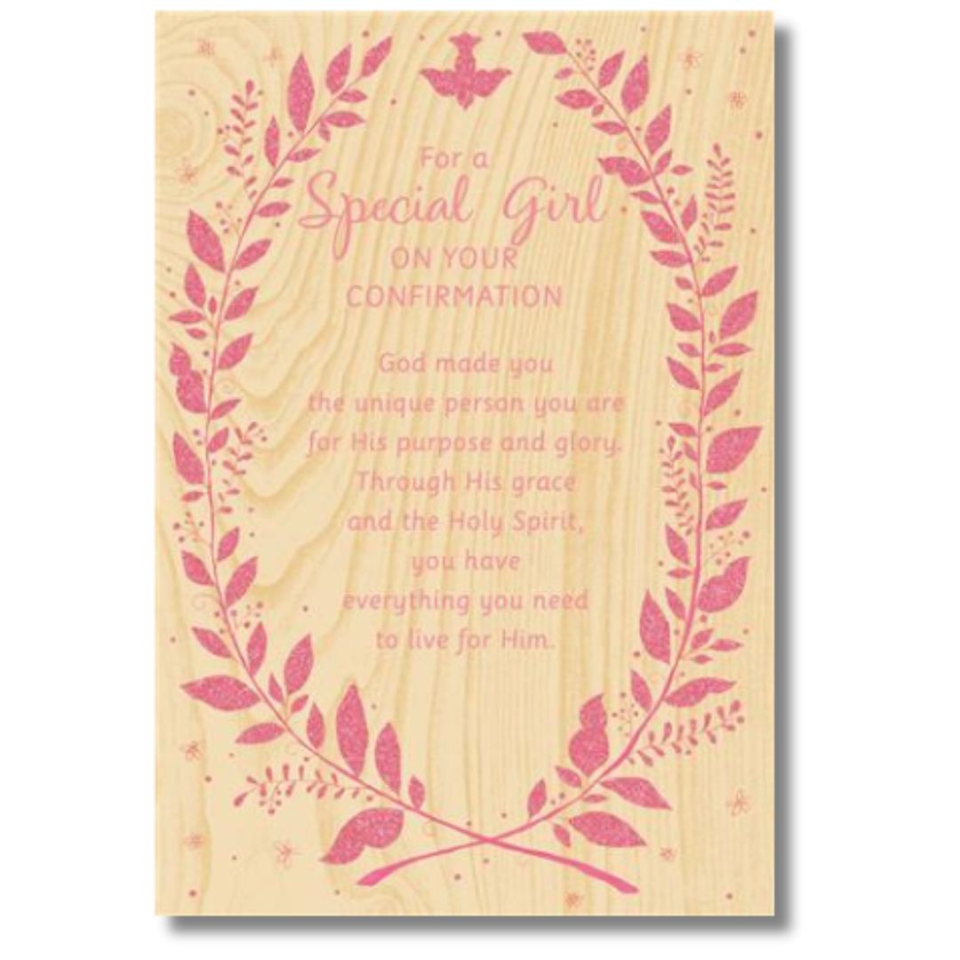 Hallmark For A Special Girl On Your Confirmation - Greeting Card