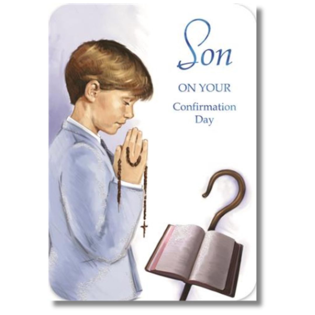 Hallmark Son On Your Confirmation Day - Greeting Card