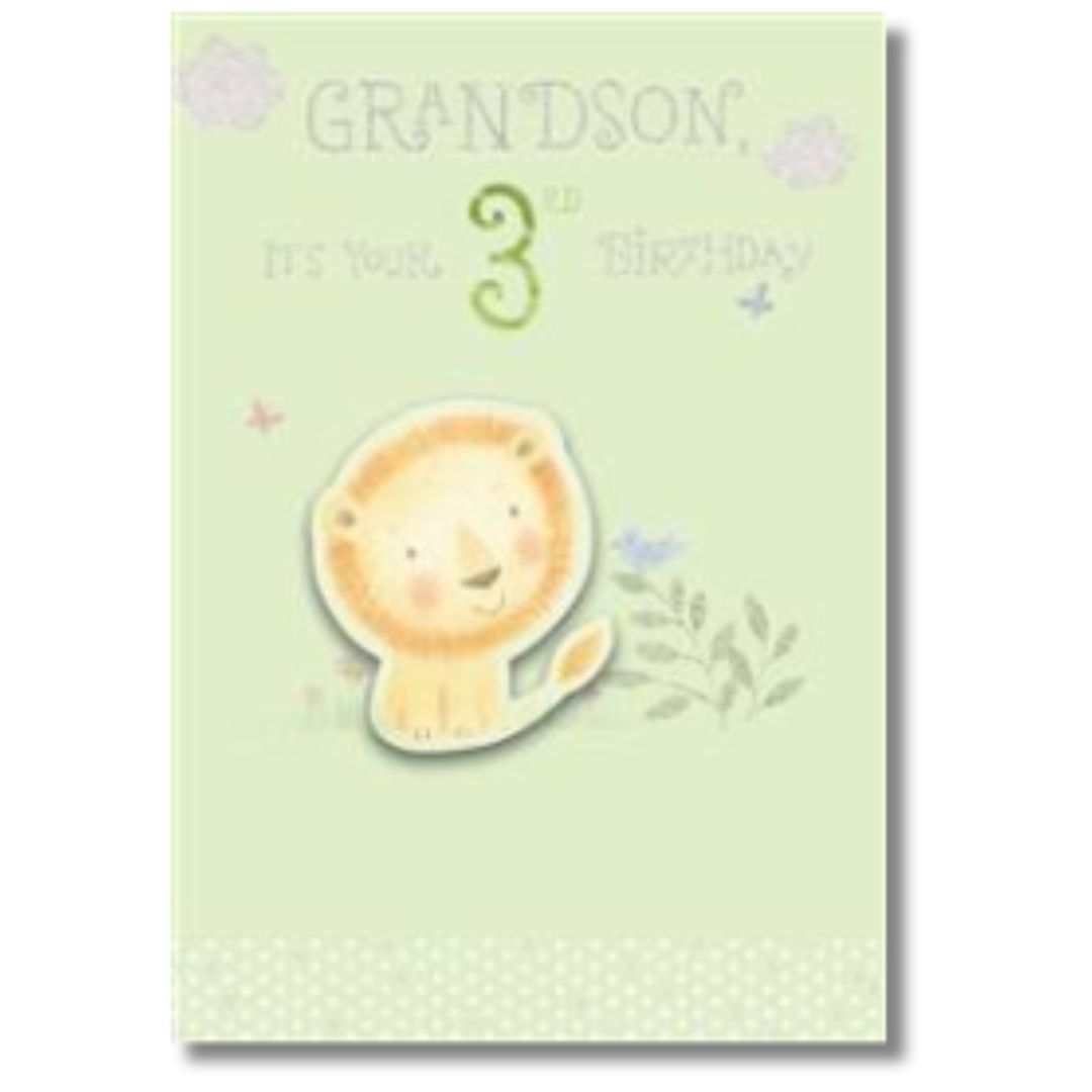 Hallmark Grandson, It's Your 3rd Birthday - Greeting Card