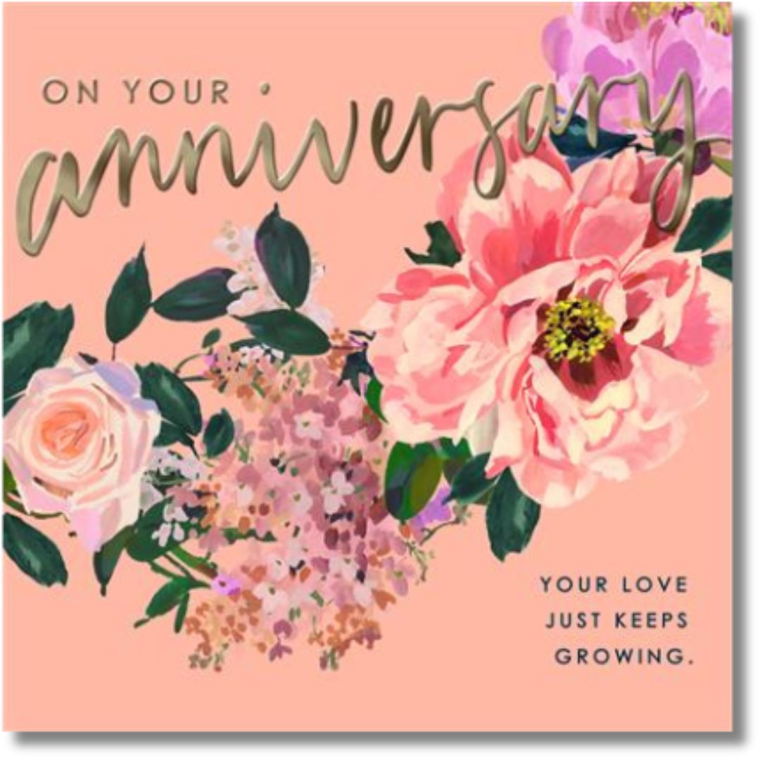 On Your Anniversary Greeting Card