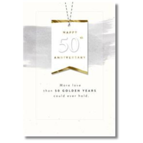 Hallmark Happy 50th Anniversary - Greeting Card