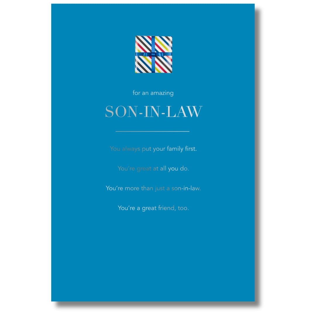 Hallmark For An Amazing Son-In-Law Birthday - Greeting Card