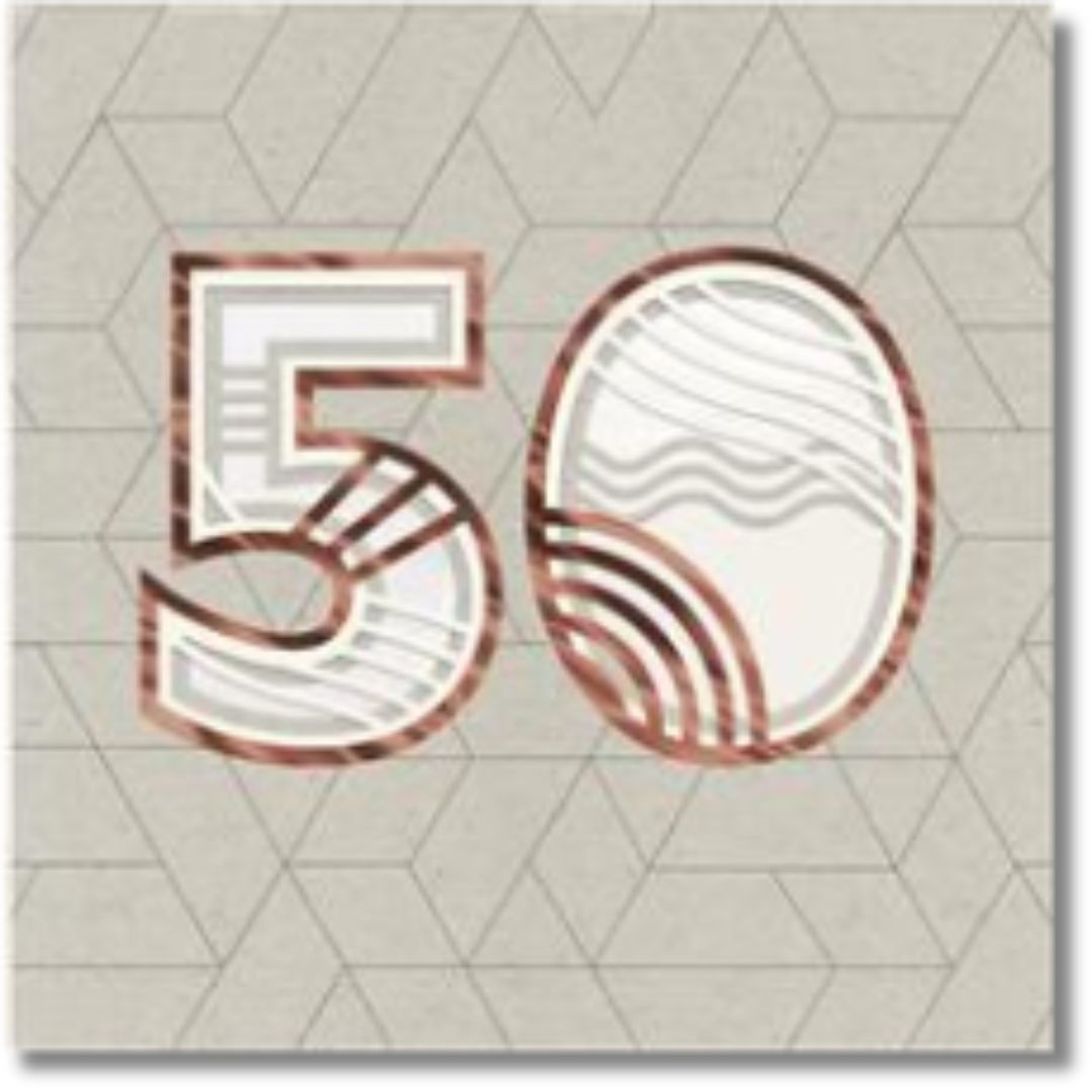 Hallmark 50 Birthday - Greeting Card