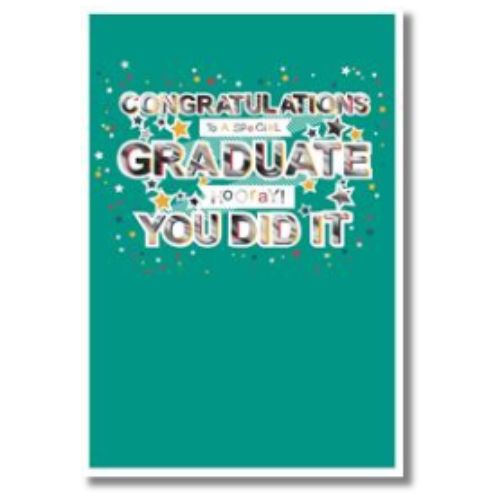 Hallmark Congratulations To A Special Graduate Hooray! - Greeting Card