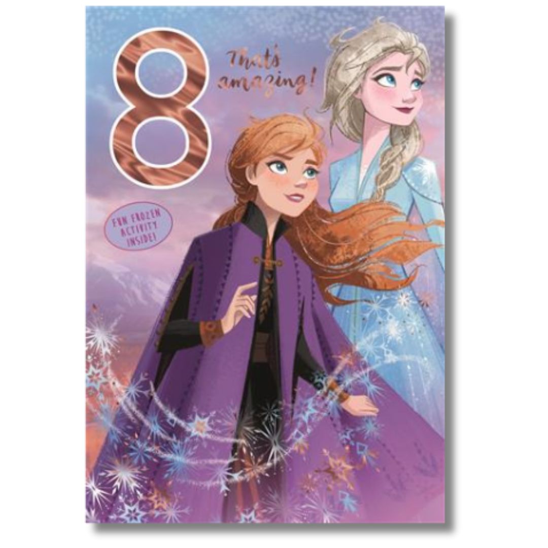 Frozen 8th Birthday Greeting Card