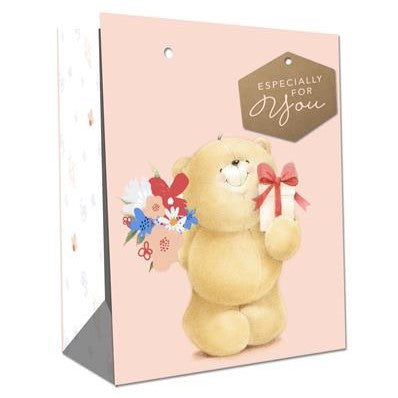 Hallmark Gift Bag Forever Friends Bear Small 16.5 x 14cm