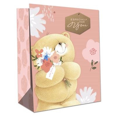 Hallmark Gift Bag Forever Friends Bear Medium 24 x 20cm