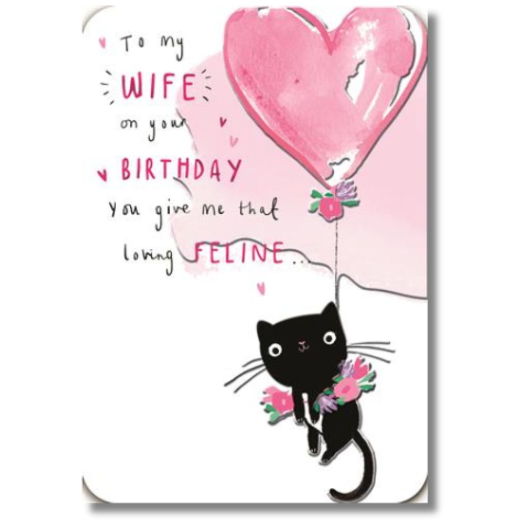 Hallmark To My Wife On Your Birthday - Greeting Card